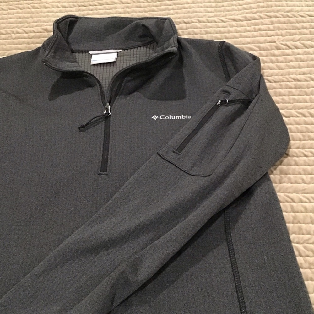 Columbia Womens Charcoal Zip-Up Sweater